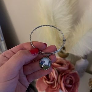 York Maine Nubble Lighthouse Maine Silver Bracelet Charm
